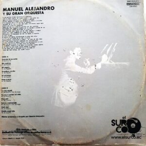 Disco de Vinilo Manuel Alejandro Y Su Gran Orquesta - Recordando A Manuel Alejandro Y Su Gran Orquesta Vinyl Record