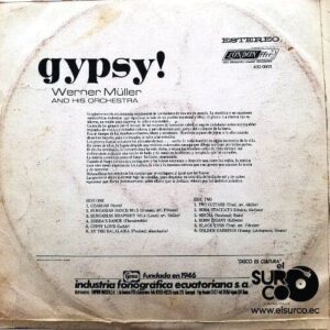 Disco de Vinilo Werner Muller  - Gypsy Werner Muller And His Orchestra Vinyl Record