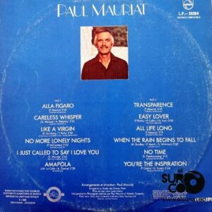 Disco de Vinilo Paul Mauriat - Transparence Vinyl Record