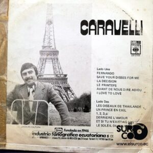 Disco de Vinilo Philippe Boutet - Caravelli Vinyl Record