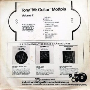 Disco de Vinilo Tony Mottola - Philippe Boutet Vinyl Record