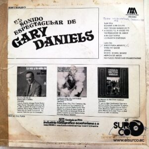 Disco de Vinilo Gary Daniels - El Sonido Espectacular De Gary Daniels Vinyl Record