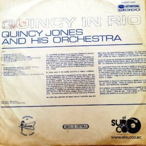 Disco de Vinilo Quincy Jones Y Su Orquesta - Quincy En El Rio Vinyl Record