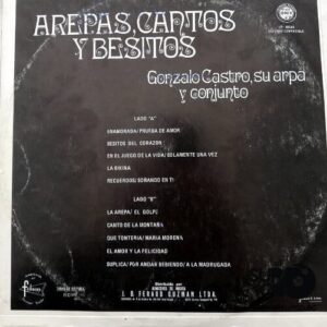 Disco de Vinilo Gonzalo Castro - Arepas, Cantos Y Besitos Vinyl Record