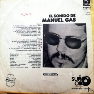 Disco de Vinilo Manuel Gas - El Sonido De Manuel Gas Vinyl Record