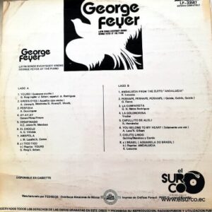 Disco de Vinilo George Feyer  - Latin Songs Everybody Knows Vinyl Record