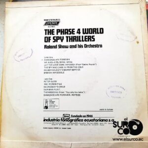 Disco de Vinilo Roland Shaw And His Orchestra - The Phase 4 World Of Spy Thrillers Vinyl Record