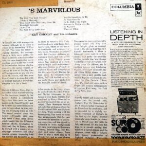Disco de Vinilo Ray Connif  - `S Marvelous Vinyl Record