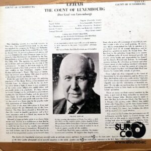 Disco de Vinilo The Count Of Luxebourg - Full Frequency Range Recording Vinyl Record