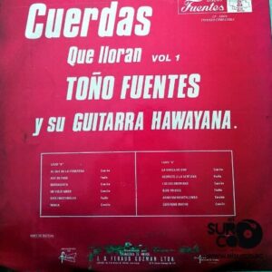 Disco de Vinilo Toño Fuentes - Cuerdas Que Lloran Vol 1 Vinyl Record