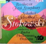 Disco de Vinilo Leopold Stokowski - Beethoven Fifth Symphony Schubert “Unfinished” Vinyl Record