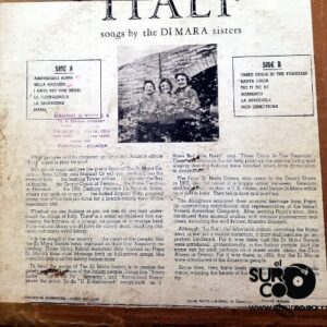 Disco de Vinilo The Di Mara Sisters - Italy Vinyl Record