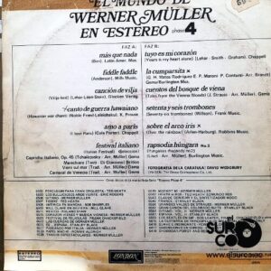 Disco de Vinilo Werner Muller And His Orchestra - El Mundo De Werner Muller Vinyl Record