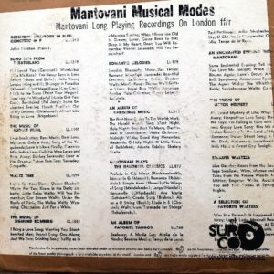 Disco de Vinilo Mantovani And His Orchestra - Mantovani Musical Modes Vinyl Record