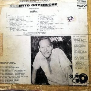 Disco de Vinilo Roberto Goyeneche - Personalidad Y Tango Vinyl Record