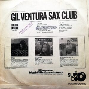 Disco de Vinilo Gil Ventura - Gil Ventura Sax Club Vinyl Record