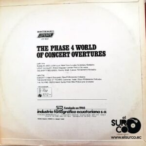 Disco de Vinilo Varios - The Phase 4 World Of Concert Overtures Vinyl Record