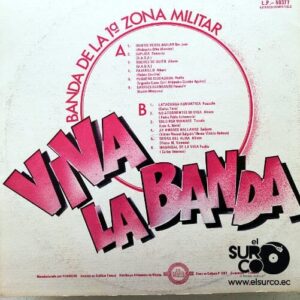 Disco de Vinilo Banda De La 1 Zona Militar - Viva La Banda Vinyl Record