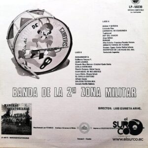 Disco de Vinilo Banda De La 2da Zona Militar - Recorriendo Nuestra Tierra Vinyl Record