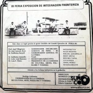 Disco de Vinilo Varios - Ix Feria De Integración Fronteriza Ecuatoriano Colombiano Vinyl Record