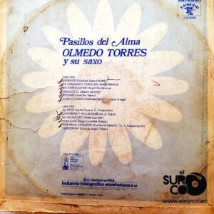 Disco de Vinilo Olmedo Torres Y Su Saxo - Pasillos Del Alma Vinyl Record