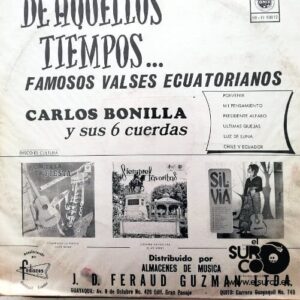 Disco de Vinilo Carlos Bonilla Y Sus 6 Cuerdas - Famosos Valses Ecuatorianos Vinyl Record