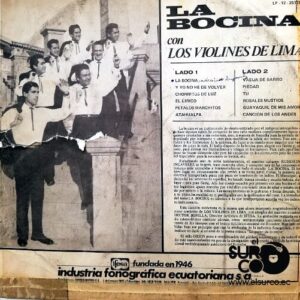Disco de Vinilo Los Violines De Lima - La Bocina Vinyl Record