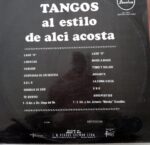 Disco de Vinilo Alci Acosta - Tangos Al Estilo De Alci Acosta Vinyl Record