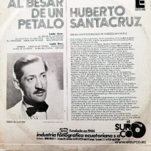 Disco de Vinilo Humberto Santacruz - Al Besar De Un Pétalo Vinyl Record
