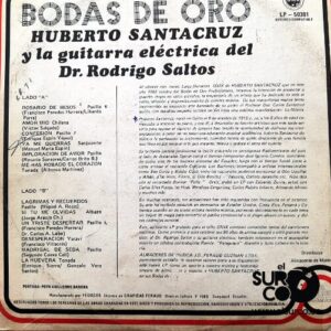 Disco de Vinilo Humberto Santacruz - Bodas De Oro Vinyl Record