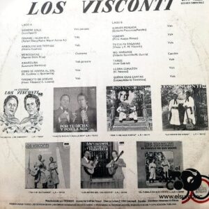 Disco de Vinilo Los Visconti - 14 Éxitos De Los Visconti Vinyl Record