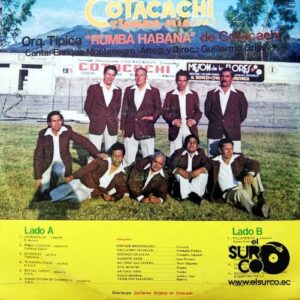 Disco de Vinilo Conjunto Orquesta Rumba Habana - Cotacachi Tierra Mía Vol. 3 Vinyl Record