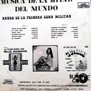Disco de Vinilo Banda De La 1 Zona Militar - Música Desde La Mitad Del Mundo Vinyl Record