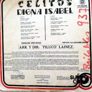Disco de Vinilo Digna Isabel - Celitos Vinyl Record
