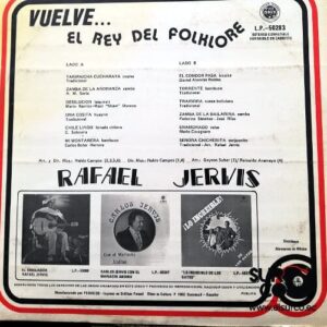 Disco de Vinilo Rafael Jervis - Vuelve El Rey Del Folklore Vinyl Record
