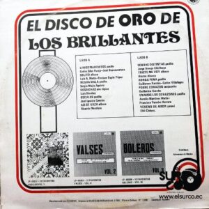Disco de Vinilo Los Brillantes - Disco De Oro Vinyl Record