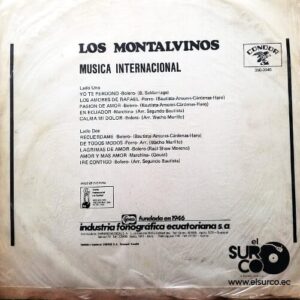 Disco de Vinilo Los Montalvinos - Música Internacional Vinyl Record