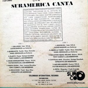 Disco de Vinilo Varios - Suramerica Canta Vinyl Record