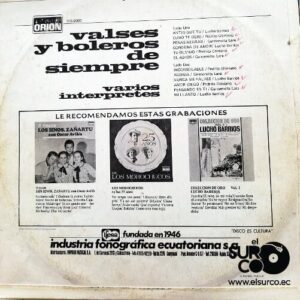Disco de Vinilo Pedrito Otiniano - Valses Y Boleros De Siempre Vinyl Record