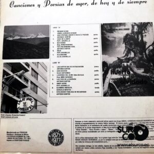Disco de Vinilo Varios - Canciones Y Poesías De Ayer, De Hoy Y De Siempre Vinyl Record