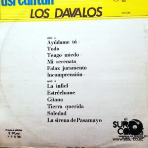 Disco de Vinilo Los Dávalos - Así Cantan Los Davalos Vinyl Record