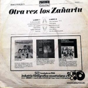 Disco de Vinilo Hermanos Zañartu - Otra Vez Los Zañartu Vinyl Record