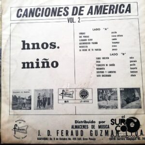Disco de Vinilo Hermanos Miño Naranjo - Canciones De América – Vol. 2 Vinyl Record