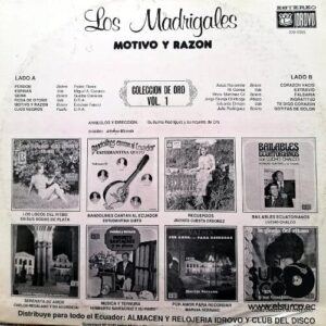 Disco de Vinilo Los Madrigales - Motivo Y Razón – Vol. 1 Los Madrigales Vinyl Record