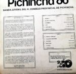 Disco de Vinilo Banda Juvenil De Pichincha - Pichincha 86 Vinyl Record