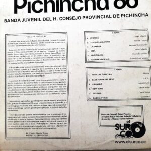 Disco de Vinilo Banda Juvenil De Pichincha - Pichincha 86 Vinyl Record
