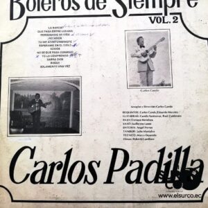 Disco de Vinilo Carlos Padilla - Boleros De Siempre Vol. 2 Vinyl Record