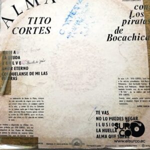Disco de Vinilo Tito Cortes - Alma Vinyl Record