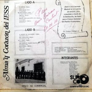 Disco de Vinilo Rondalla Del Iess - Alma Y Corazon Del Iess Vinyl Record