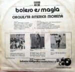 Disco de Vinilo Orquesta América Morena - Bolero Es Magia Vinyl Record